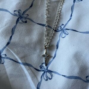 Silver Star Pendant Necklace